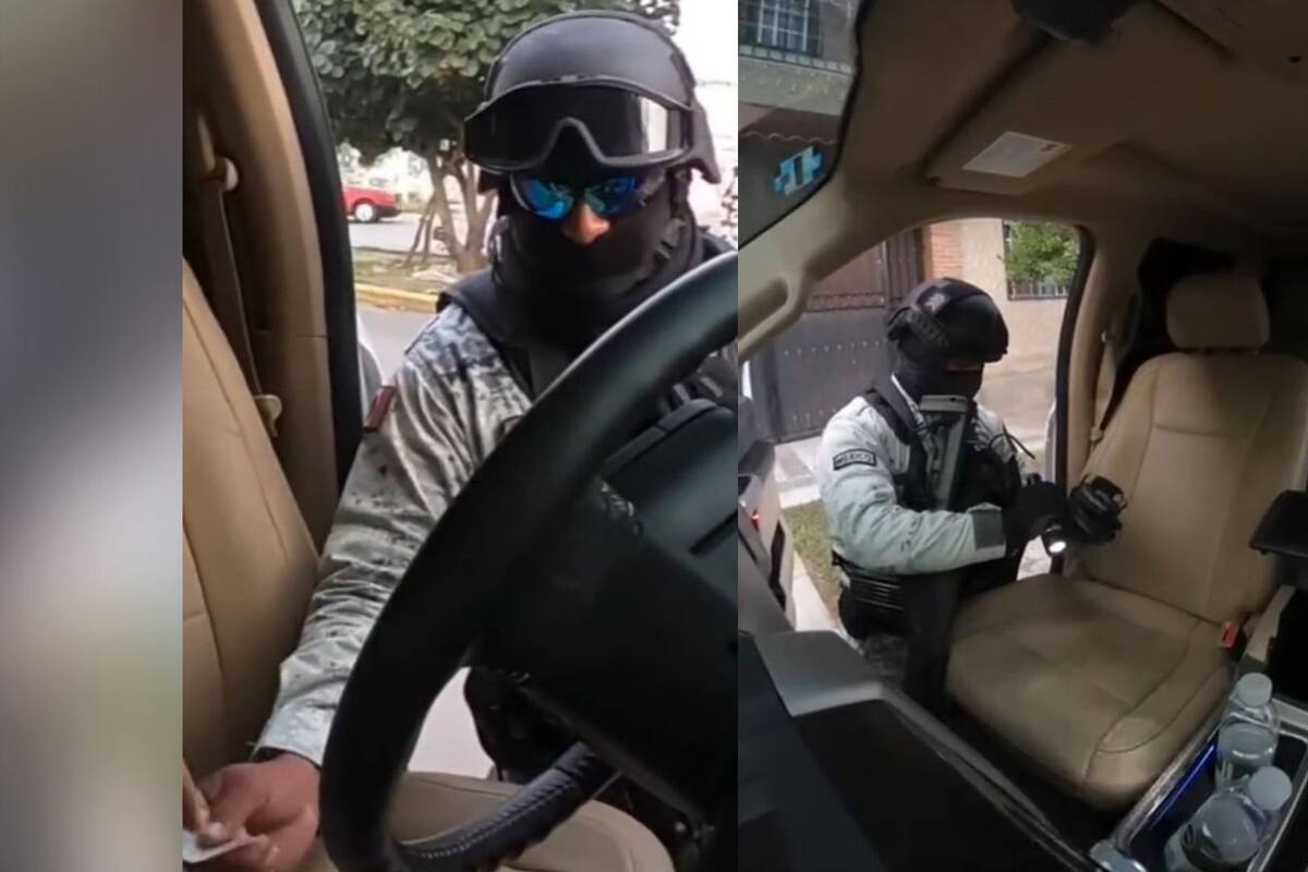 Identifican a 2 elementos de Guardia Nacional captados en presunto acto ilegal en Guadalajara
