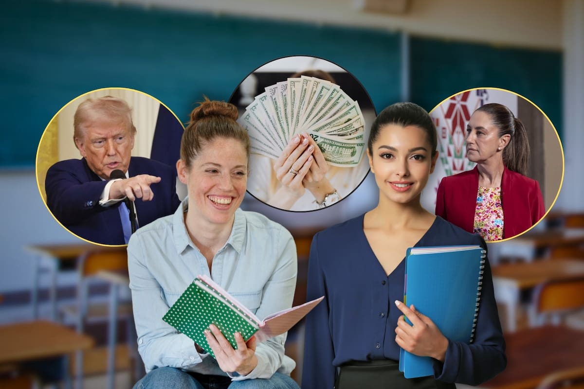 Mientras en México una maestra gana de 7 a 15 mil pesos al mes, en EEUU su salario puede superar los 113 mil, con una jornada laboral de 40 horas o menos y menos carga de trabajo
