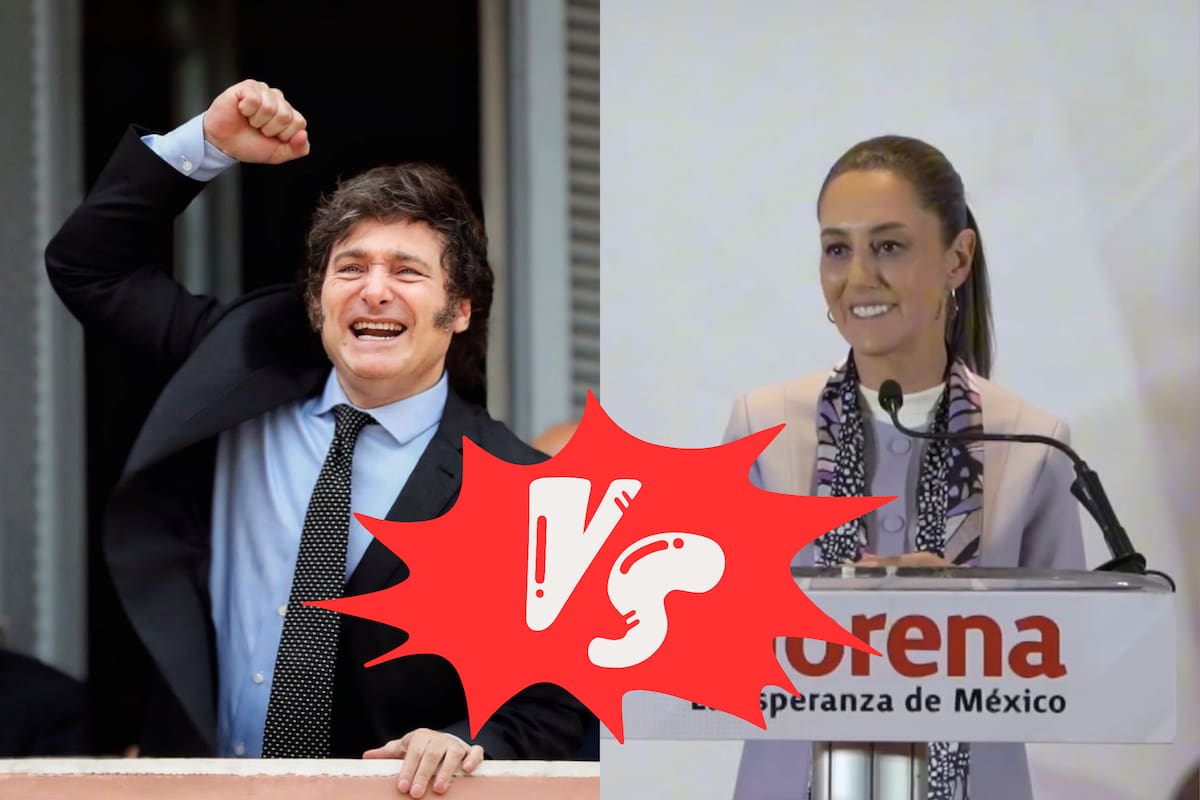 Claudia Sheinbaum defiende al presidente López Obrador ante críticas de Javier Milei