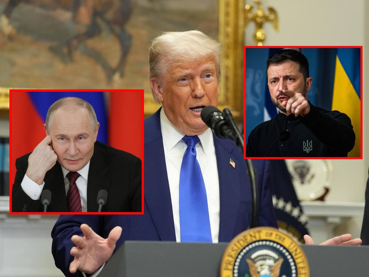 Trump busca detener la guerra en Ucrania con llamadas a Putin y Zelenski. | Crédito: EFE