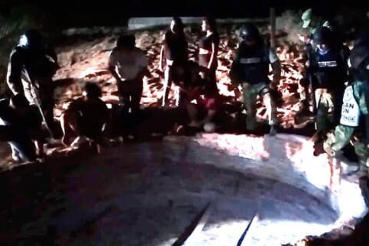 Rescatan a hombre de un pozo en el ejido Villa Zapata