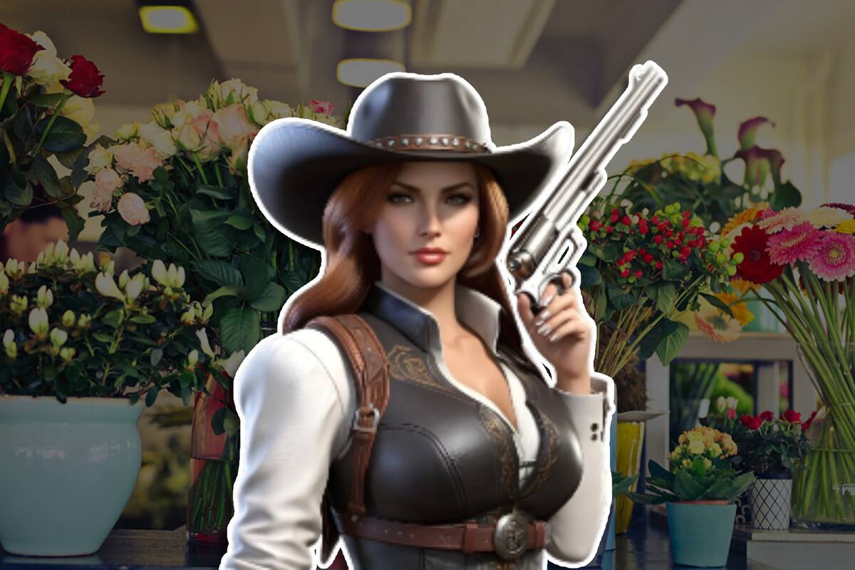 Al estilo bandolero, mujer perpetra asalto a florería