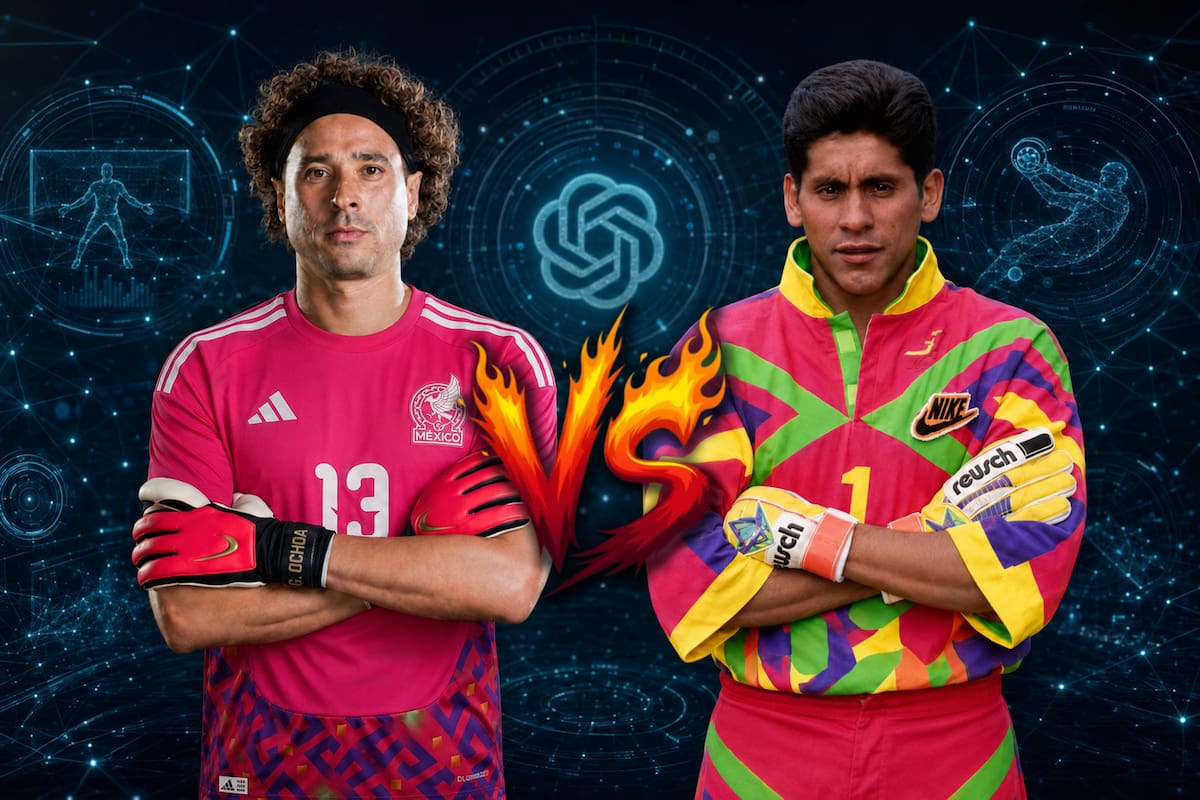 ChatGPT elige al mejor portero mexicano de la historia: ¿Guillermo Ochoa o Jorge Campos?