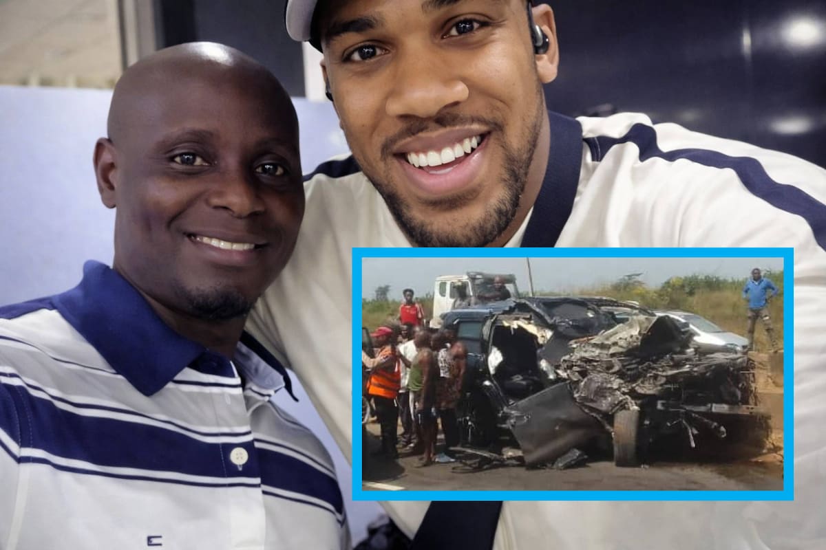Acusan al conductor de Anthony Joshua tras accidente que dejó dos muertos en Nigeria; el boxeador salió del hospital