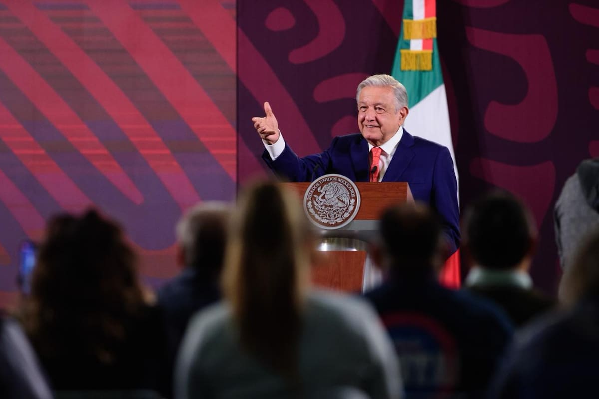AMLO agradece a manifestantes del 8M porque “se portaron muy bien”