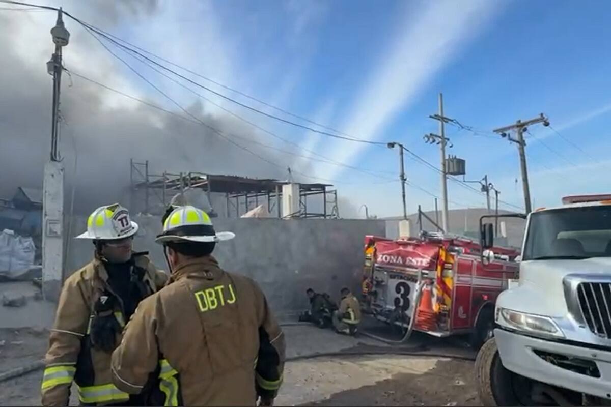 Bomberos Tijuana atienden cuatro reportes de incendios en las últimas 24 horas