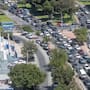 Cierre del puente Independencia provoca fuerte tráfico en Zona Río