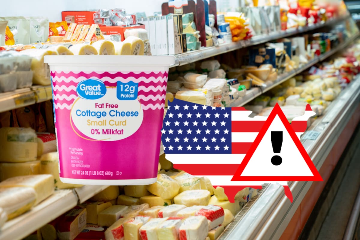 Queso cottage es retirado de tiendas en 24 estados de EEUU por riesgos a la salud; el producto no está completamente pasteurizado y puede causar intoxicación grave