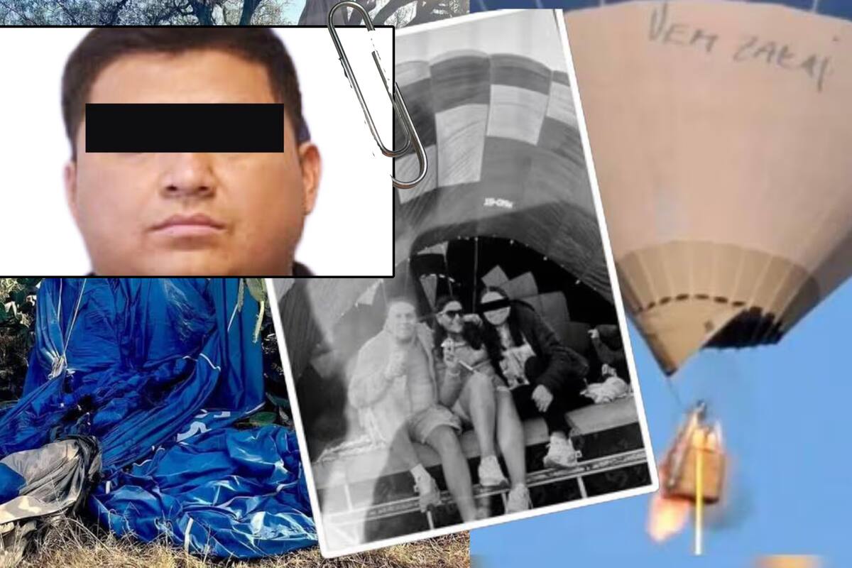 Homicidio en globo aerostático: Ofreció mortal viaje a familia Nolasco en Teotihuacán y lo vinculan a proceso