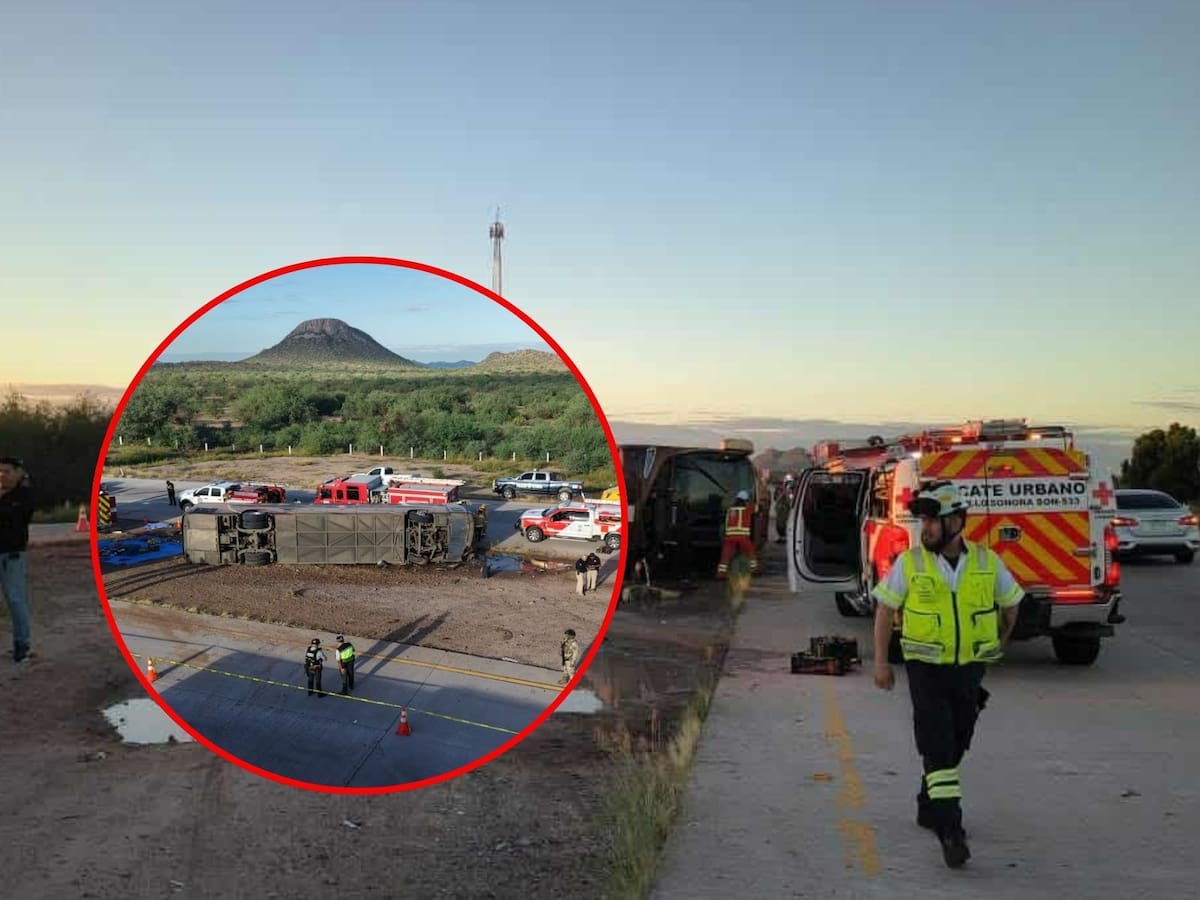 Choferes de camión accidentado que dejó 7 muertos están prófugos: Fiscalía. Crédito: Protección Civil/Banco digital GH