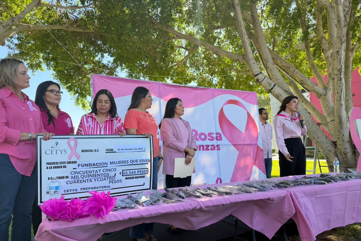 Dona CETYS Preparatoria 55 mil pesos y 60 pelucas a Fundación Mujeres que Viven