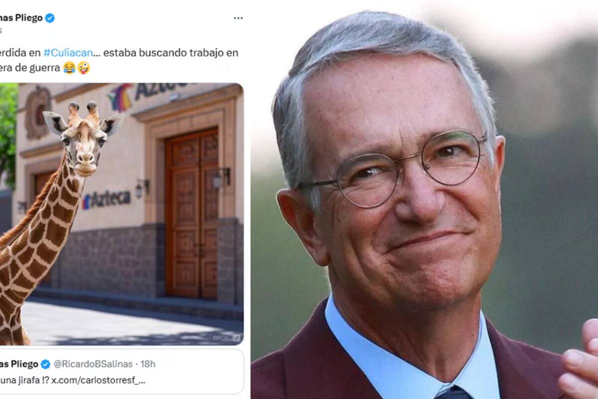 Salinas Pliego se burla de la supuesta jirafa desaparecida en Zoológico de Culiacán y comparte memes