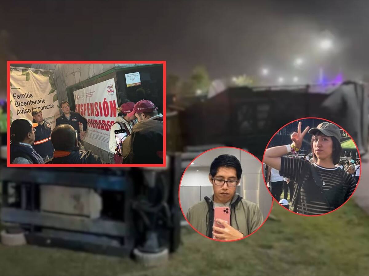 Dos fotógrafos fueron identificados como las víctimas fatales del colapsó de estructura no contemplada en el AXE Festival Ceremonia 2025. | Crédito: El Universal/Especial