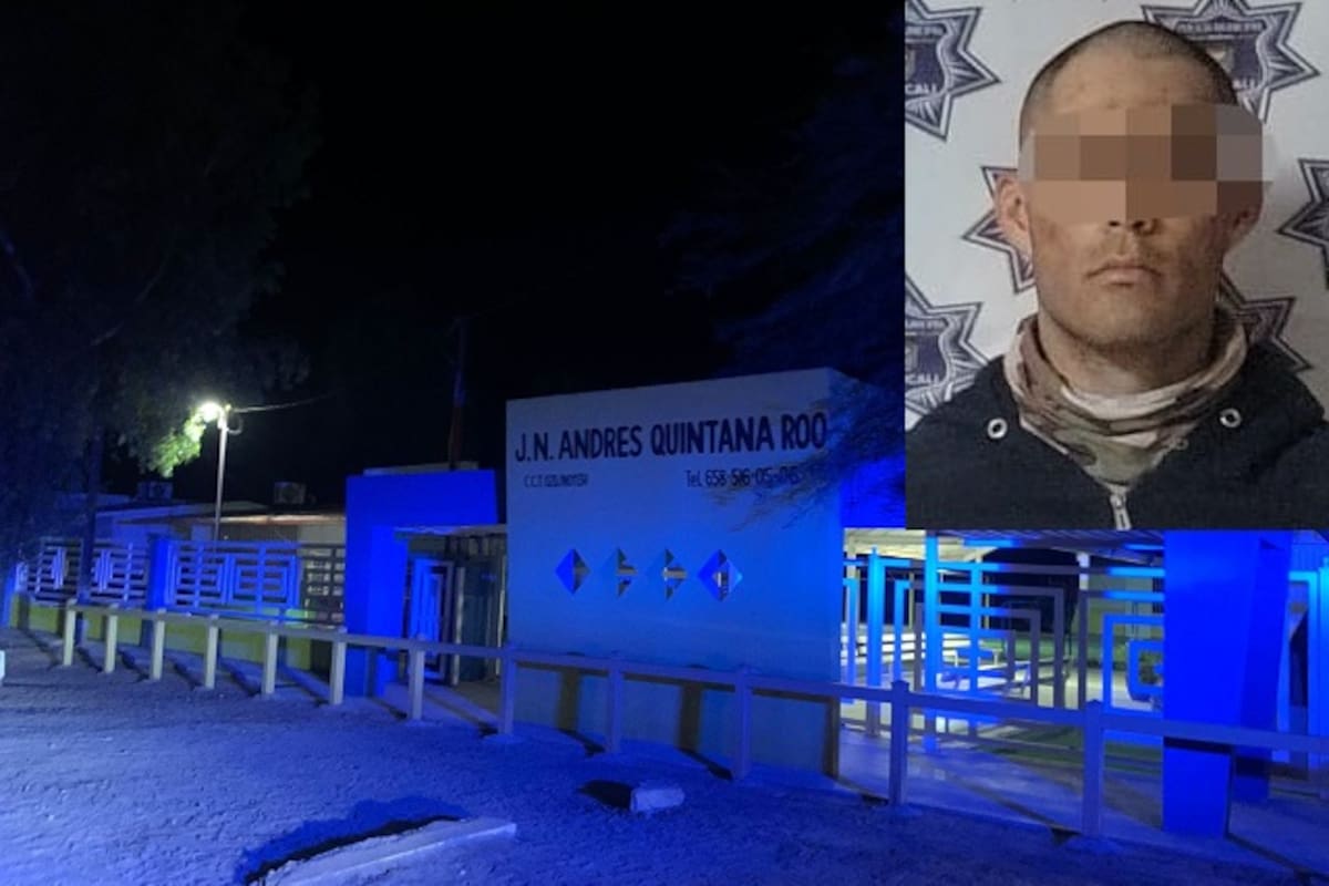 Cae sujeto tras meterse de madrugada a un kínder en el valle