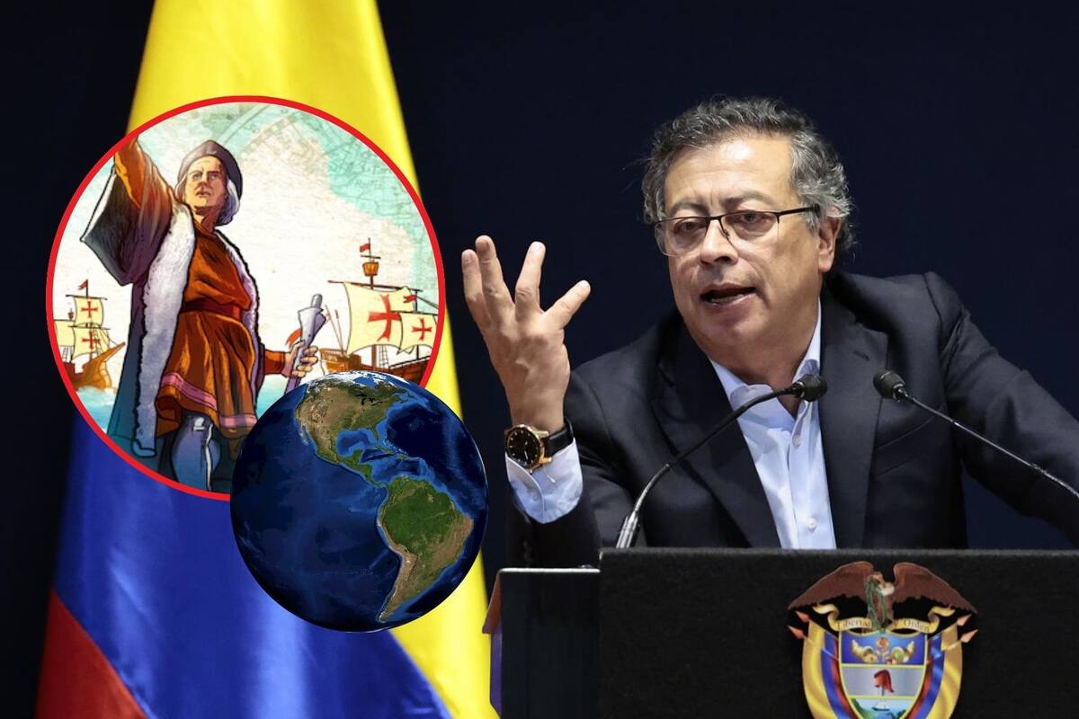 Petro desafía la historia diciendo que “No hubo descubrimiento de América”