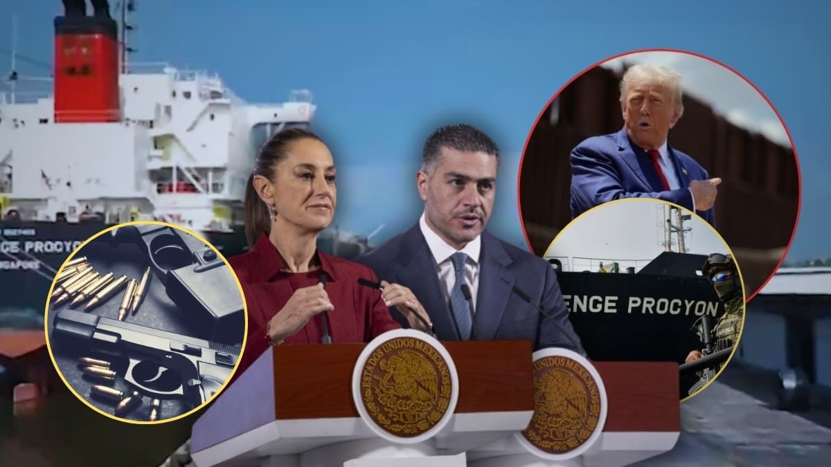 Tras la llegada del megabuque Challenge Procyon de EEUU con 10 millones de litros de diésel ilegal que reveló una red de huachicol fiscal, autoridades tienen indicios de que también traían armas para el CJNG