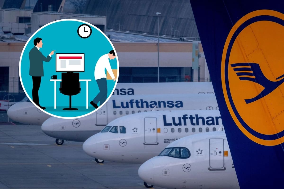 Lufthansa, gigante de la aviación, usará Inteligencia Artificial para eliminar 4 mil puestos de trabajo y elevar ganancias