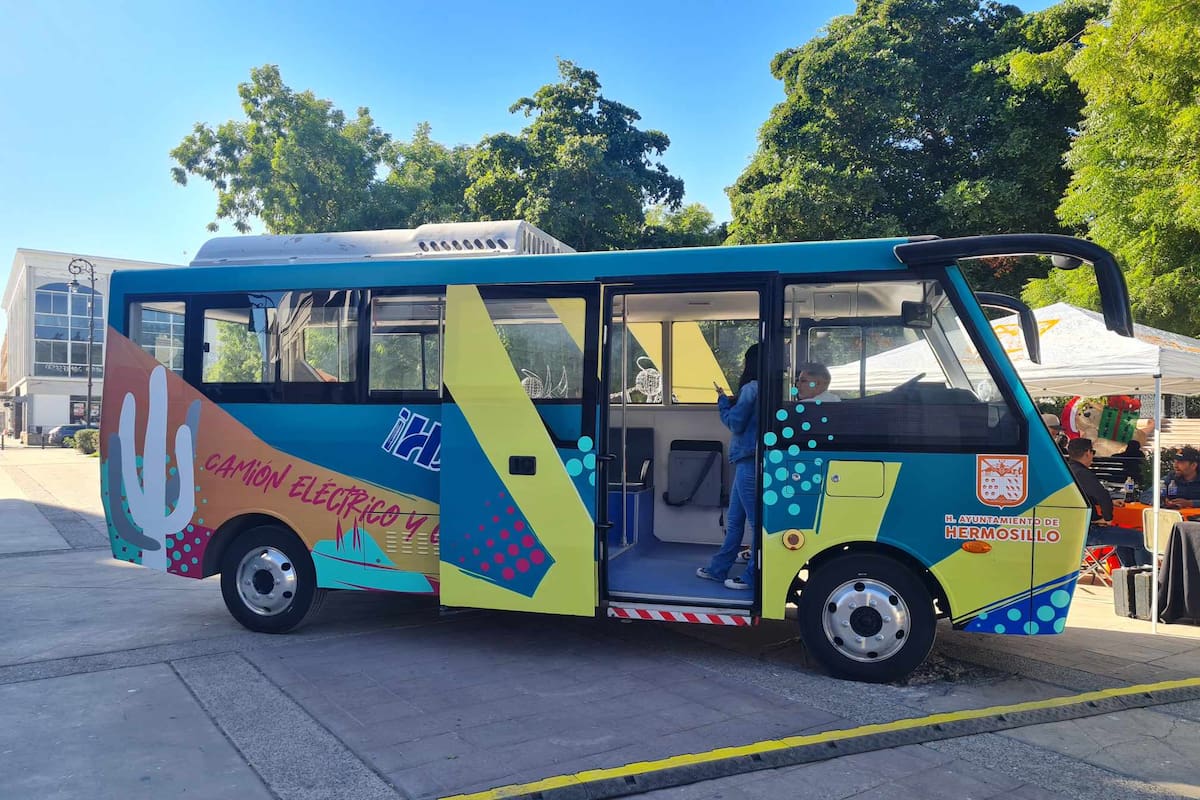 HBus recorrerá los sitios históricos de Hermosillo este verano en camiones eléctricos y refrigerados
