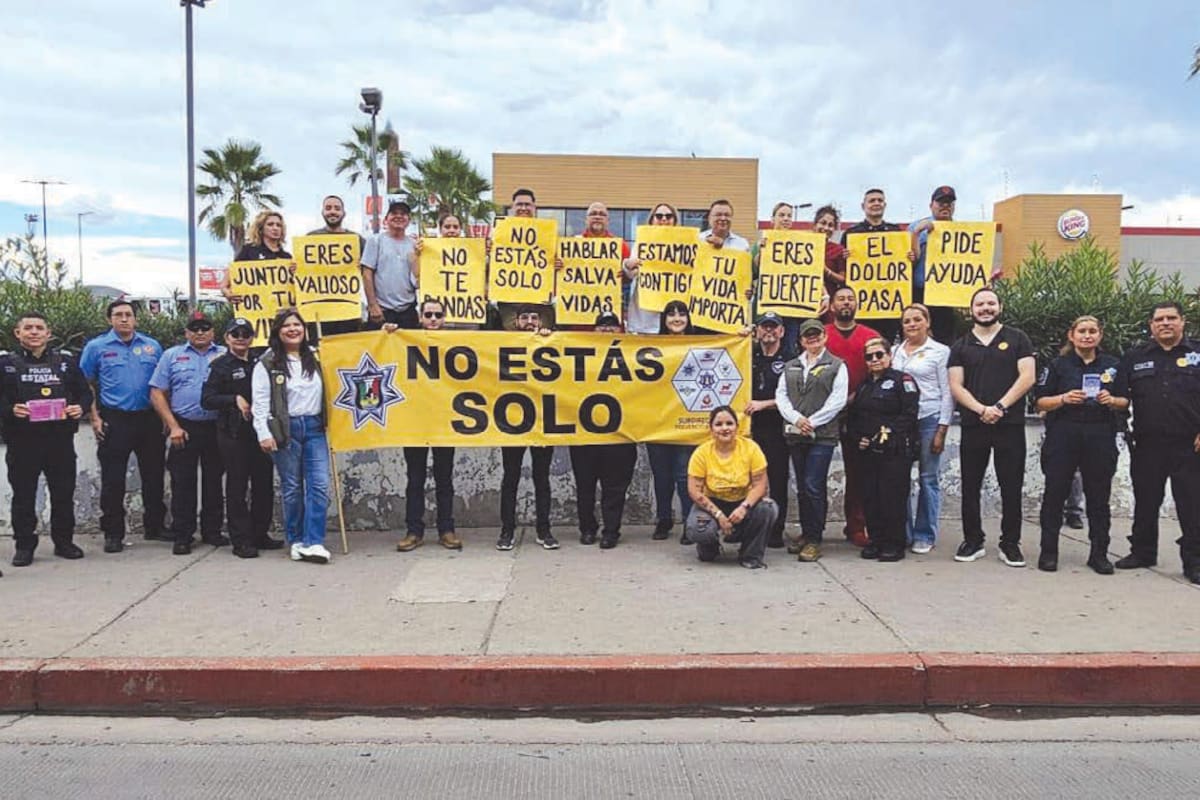 Realizan actividades en Nogales por Día para la Prevención del Suicidio