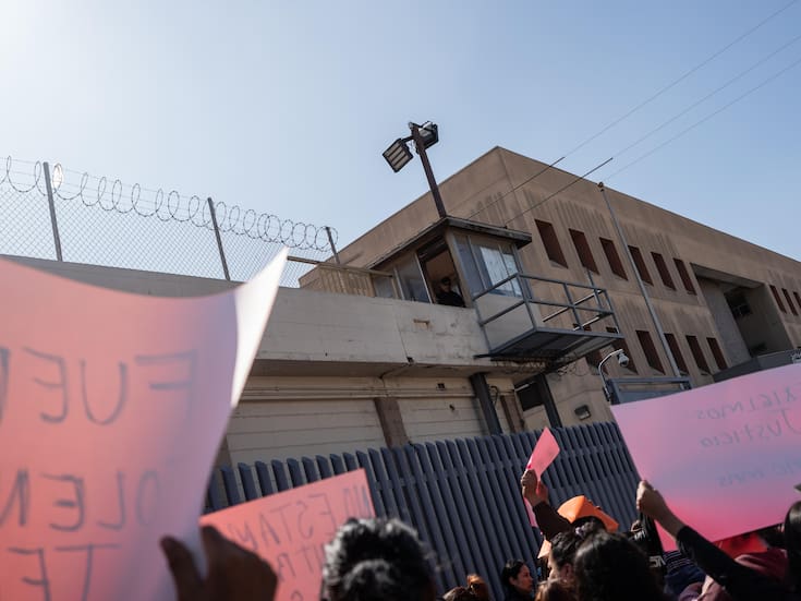 Protestan a las afueras de la Penitenciaría