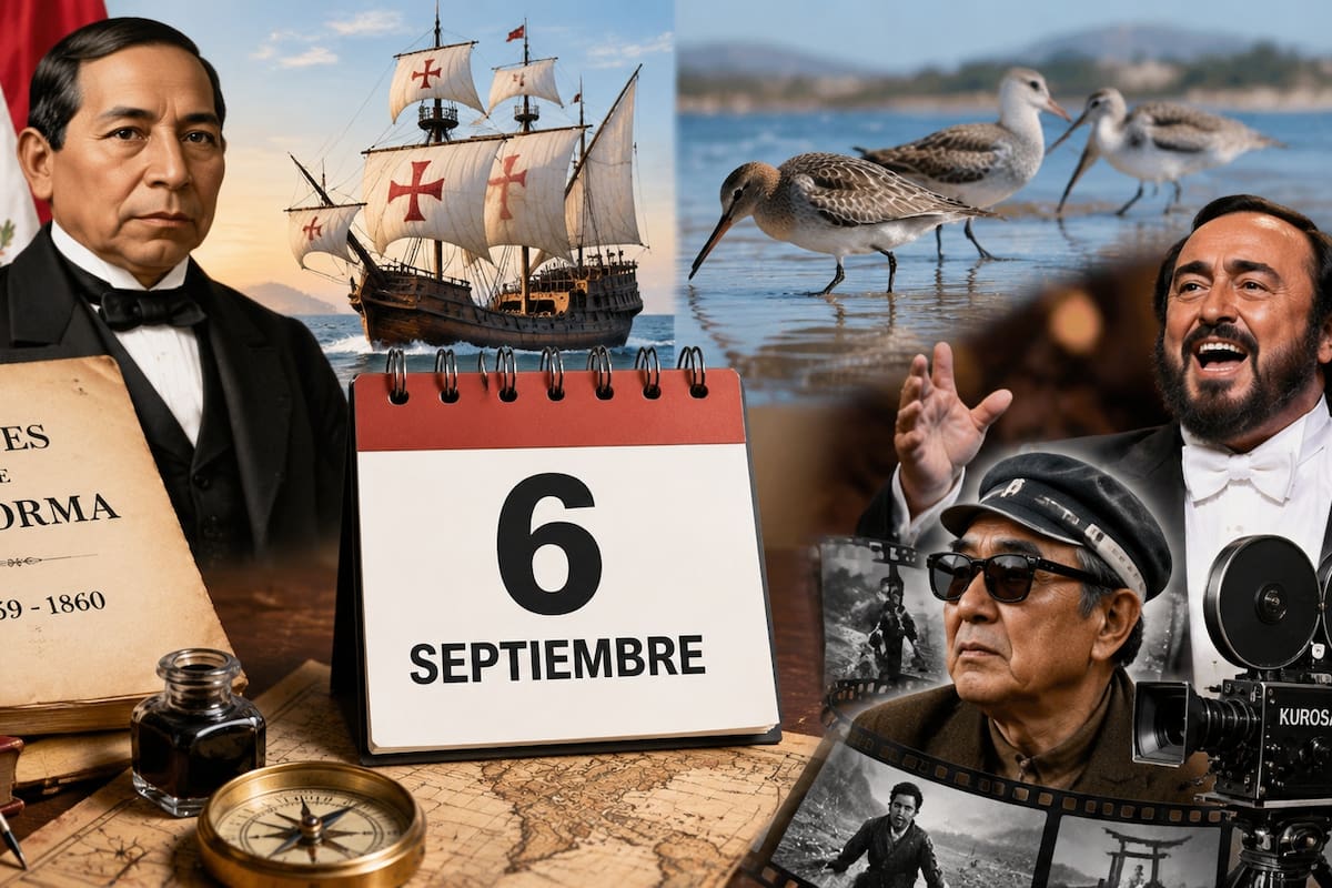 Qué se celebra el 6 de septiembre: efemérides de hoy en México y el mundo