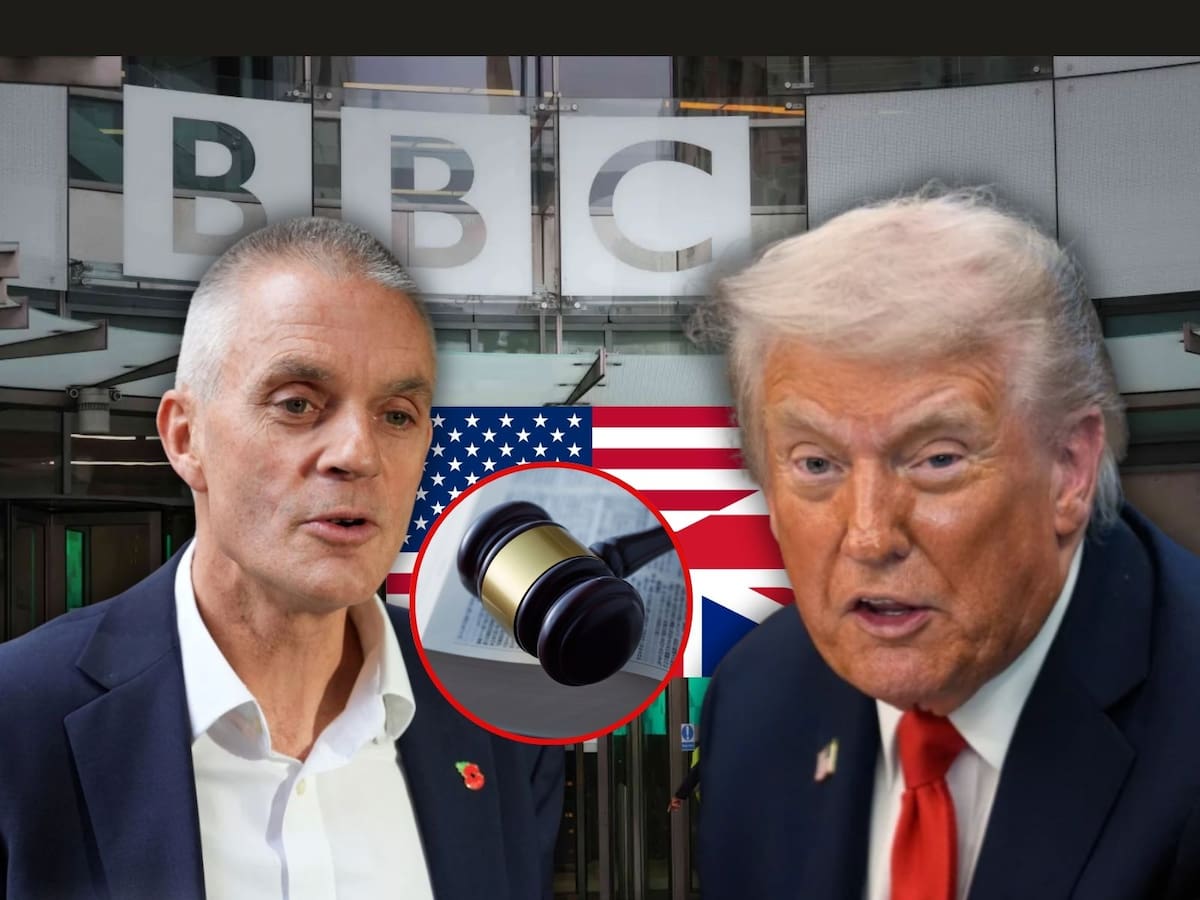 Tim Davie deja la BBC tras escándalo con Donald Trump y aún así la amenaza de demanda sigue. | Crédito: AP