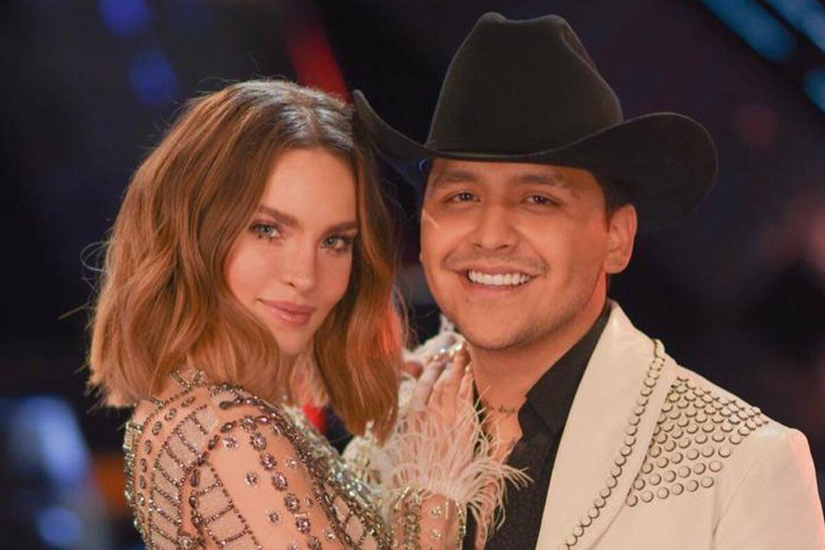 Christian Nodal se tatúa en grande los ojos de Belinda