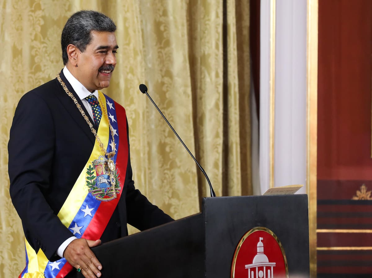 Nicolás Maduro toma posesión para tercer mandato en Venezuela. | Crédito: EFE