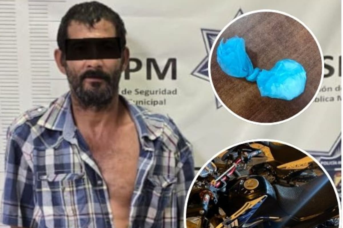 Motociclistas con droga son detenidos; uno es menor de edad