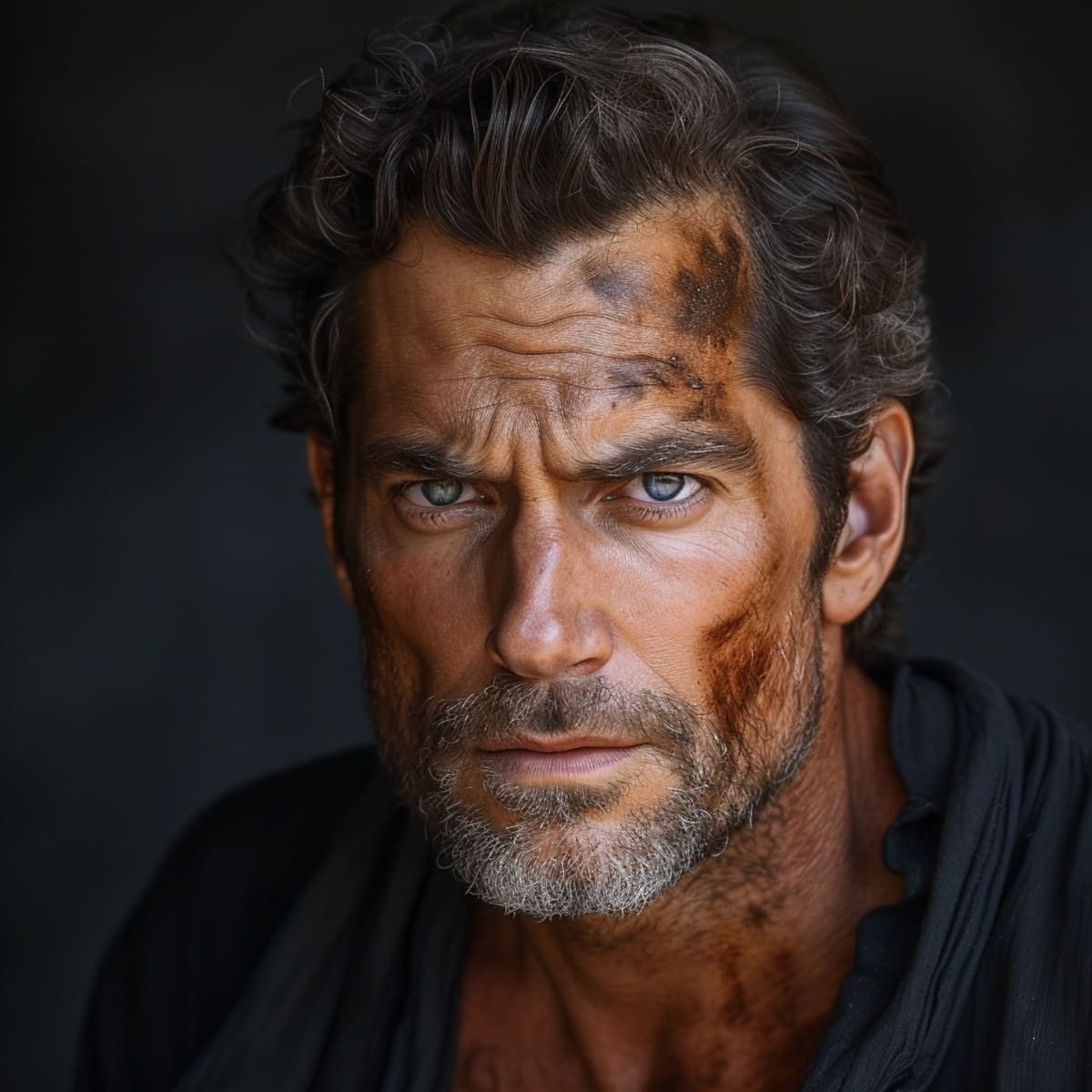 Canas y carisma: Descubre la proyección de la inteligencia artificial sobre Henry Cavill en su sexta década de vida.