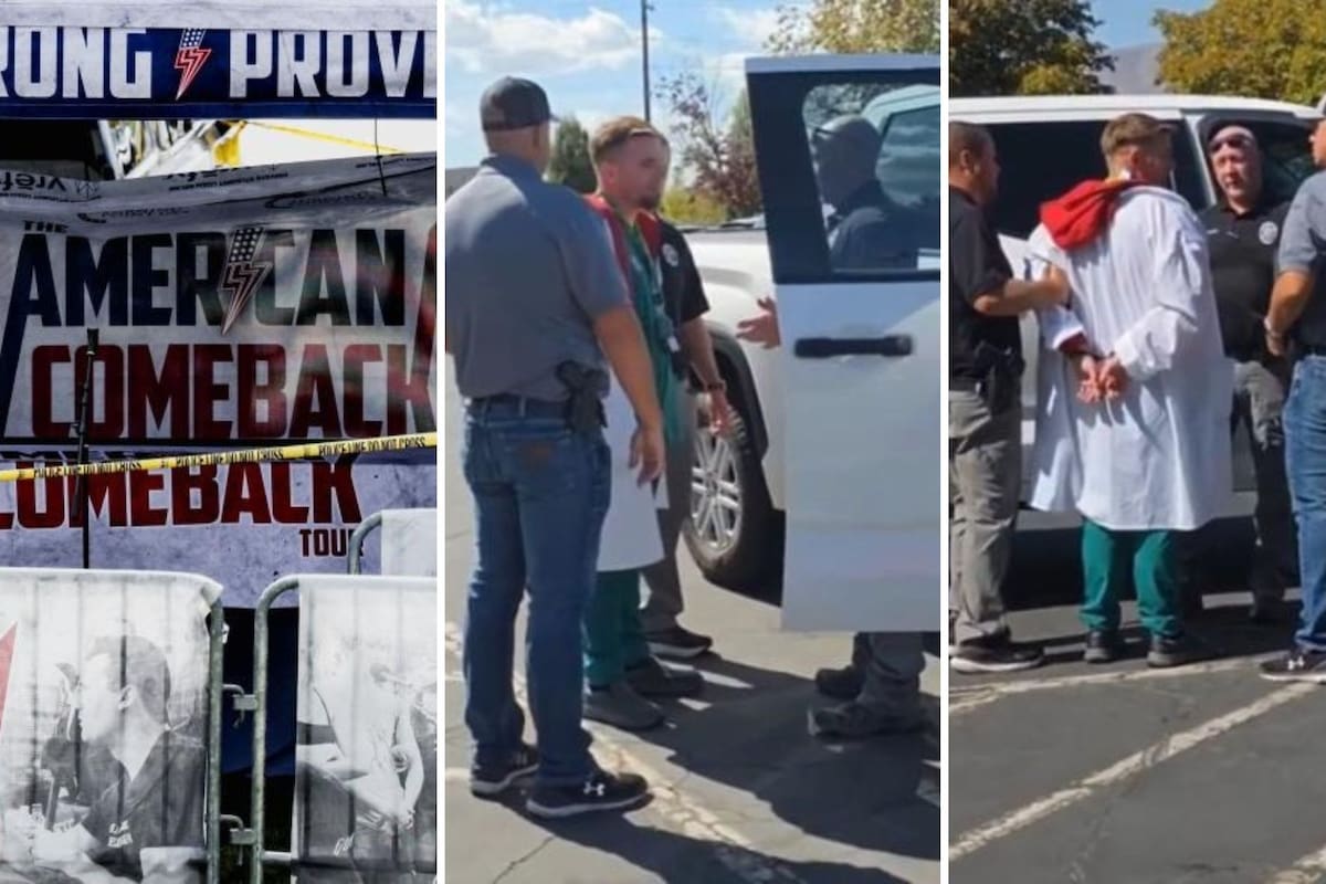 Detienen a hombre que se coló en la escena del asesinato de Charlie Kirk para tomarse una selfie