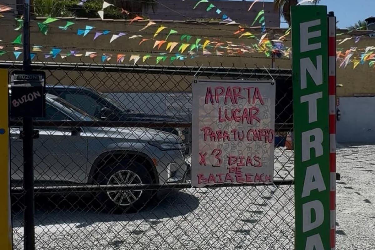 Cobran hasta 50 dólares por estacionarse cerca del Baja Beach Fest en Rosarito