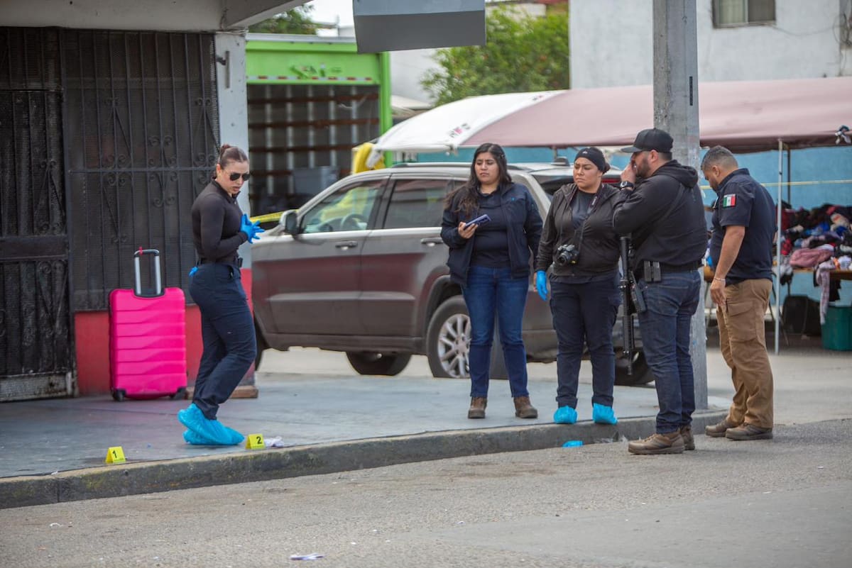El oficial de la FESC resultó herido tras una agresión directa; no hay detenidos. Foto: Border Zoom