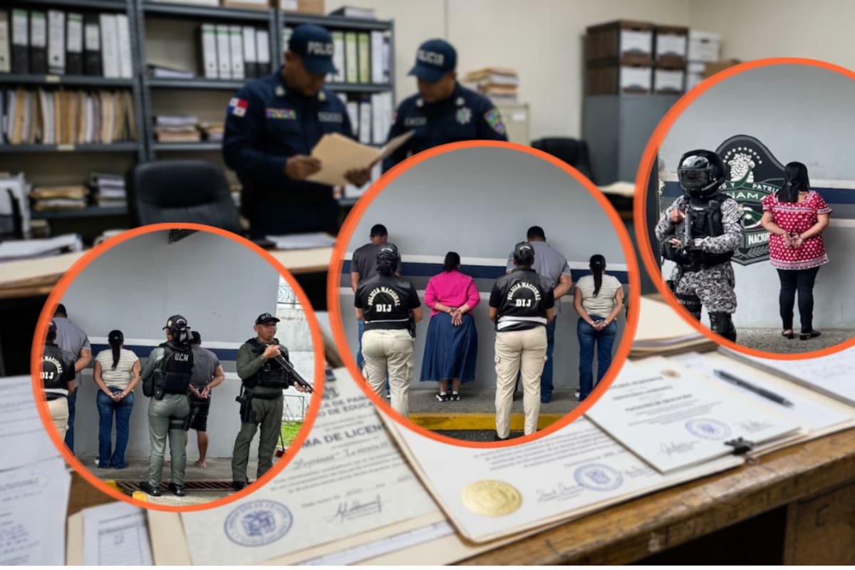 Detienen a 23 personas por una presunta red que vendía plazas docentes y falsificaba diplomas, en una investigación que alcanza a funcionarios, maestros y particulares señalados de participar en el esquema