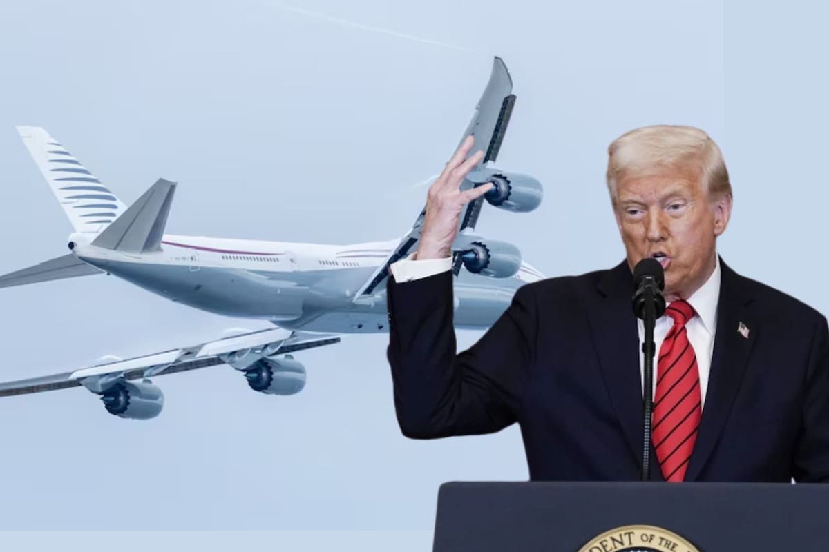Trump defiende que Qatar le regale un avión para usarlo como Air Force One: “Es una medida fiscalmente inteligente”, dice