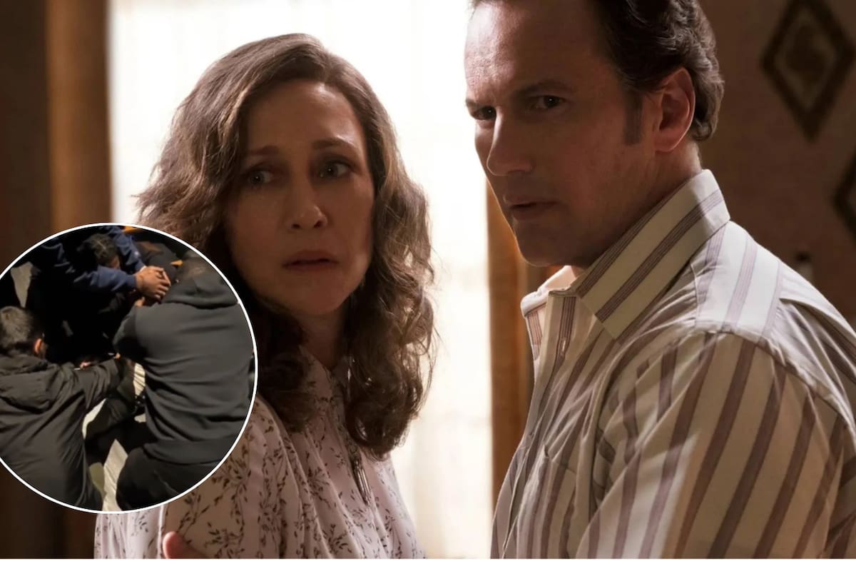 Viralizan video que muestran una presunta posesión demoniaca durante la función de El Conjuro 4