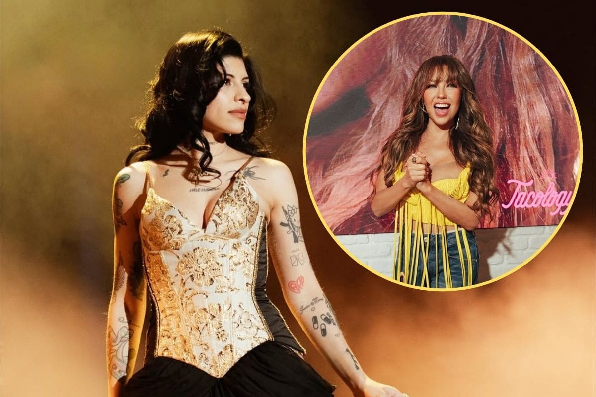 Thalía felicita a  Cazzu  por su interpretación de “No me enseñaste” en el Auditorio Nacional