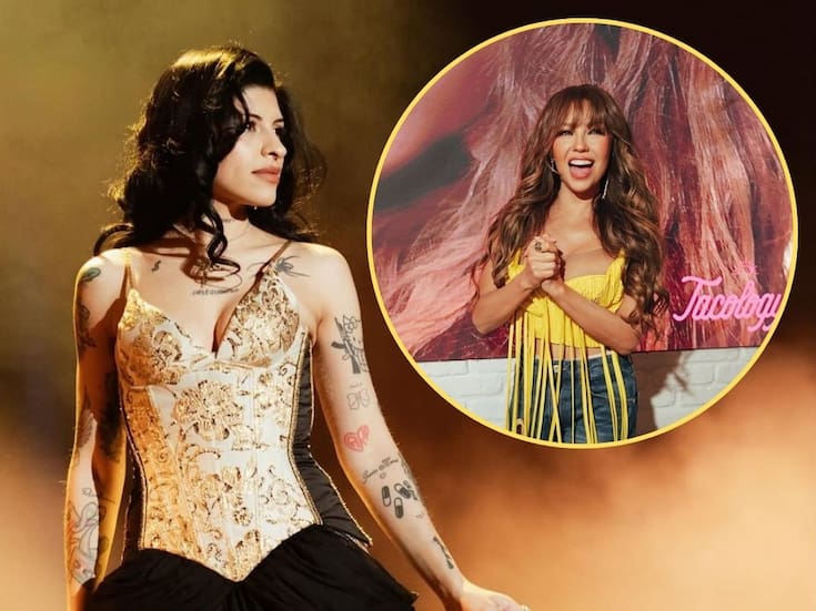 Thalía felicita a  Cazzu  por su interpretación de “No me enseñaste” en el Auditorio Nacional