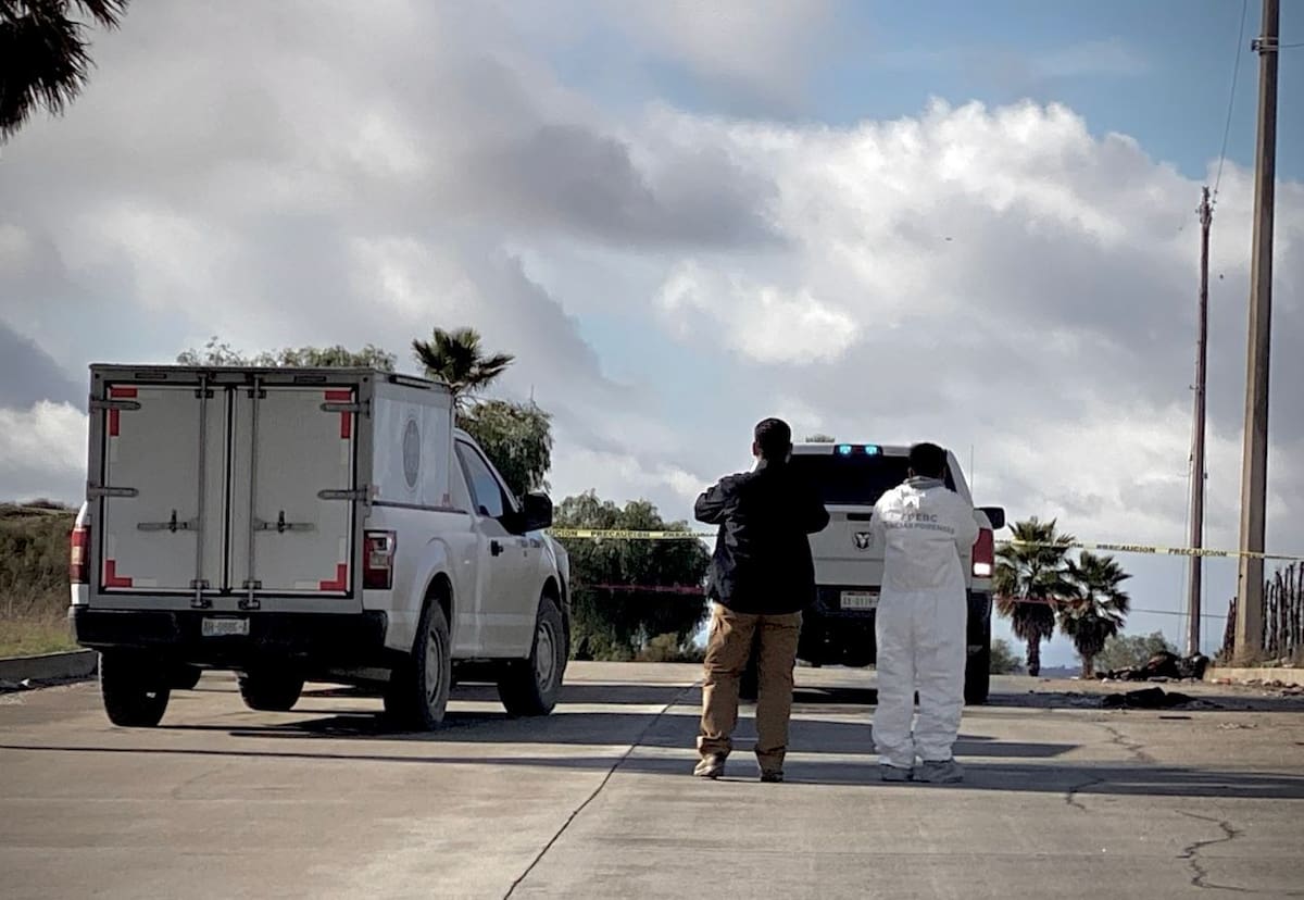 Un hombre fue encontrado atado y calcinado; la víctima permanece sin identificar. Foto: Border Zoom