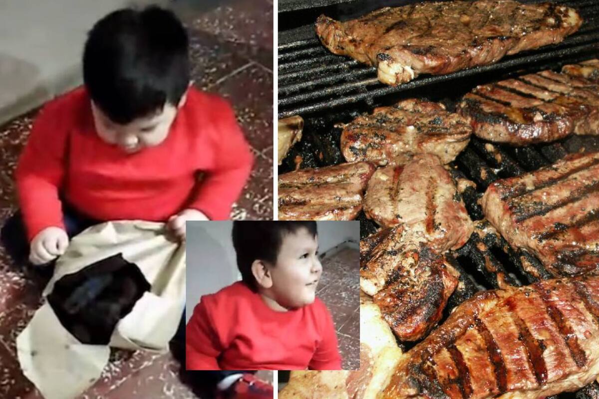 TIKTOK: Niño sonorense recibe carbón por Navidad y solo piensa en la "carnita asada"