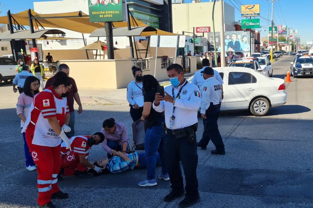 Accidente vial: Joven ciclista resulta herida al impactarse contra auto