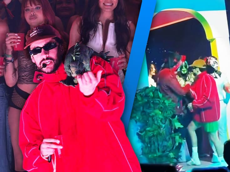 Luchadores de la AAA fueron invitados al concierto de Bad Bunny