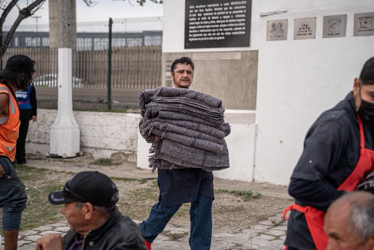Esta jornada está dirigida a quienes no cuentan con un lugar donde pasar estas fechas. Foto : Border Zoom