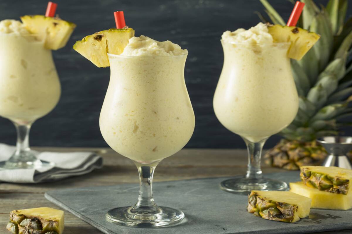 Prepara una deliciosa piña colada