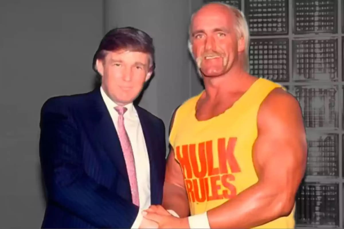 Donald Trump y Hulk Hogan iniciaron una amistad en los años 80, cuando el actual presidente de Estados Unidos se vinculó con la WWE. (Foto: Cortesía)