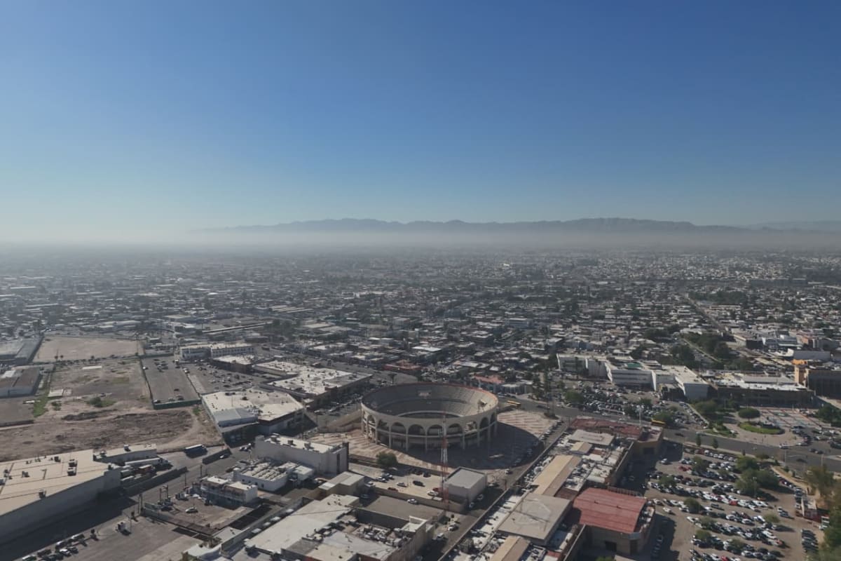 Alerta por alta contaminación en Mexicali: recomiendan reducir actividades al aire libre