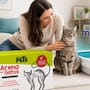 La arena aglutinante para gatos de 12.5 kilos se comercializa en Mercado Libre por 287 pesos