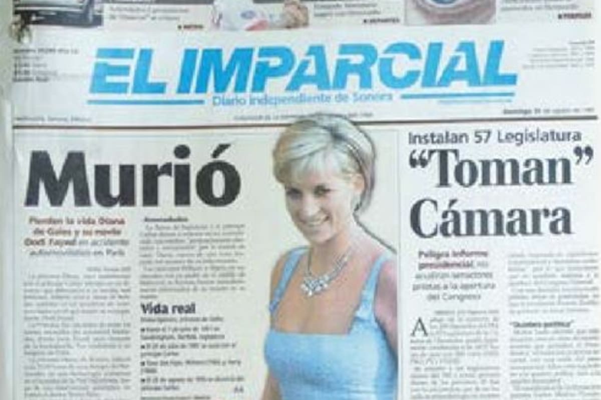 Llora el mundo a la princesa Diana1990-1999