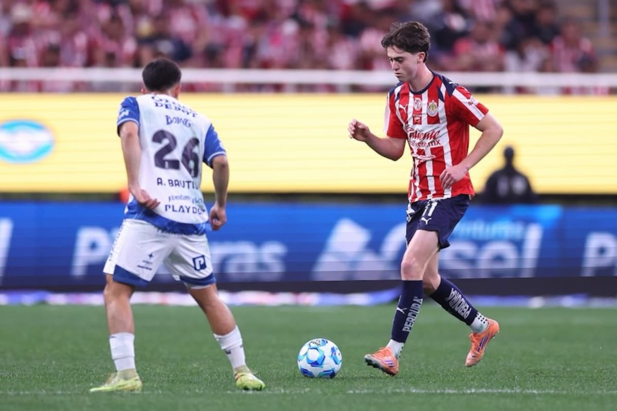 Brian Gutiérrez de Chivas.