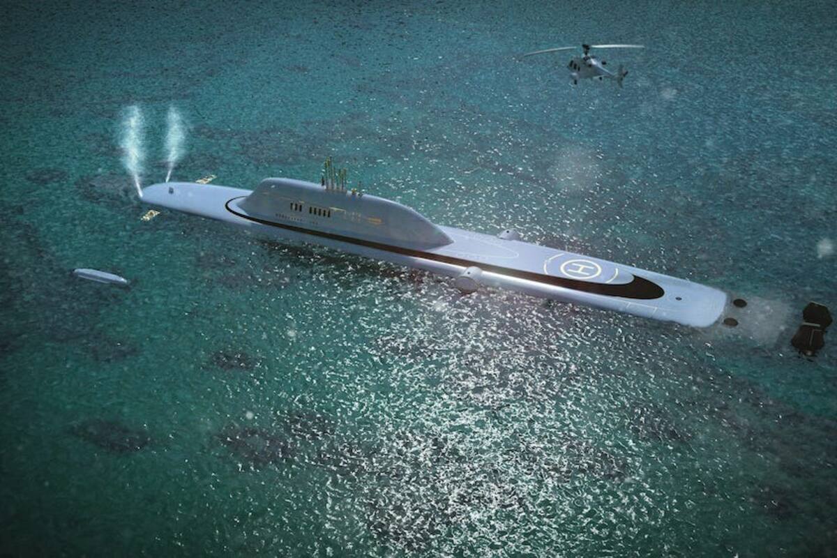 Empresa austriaca propone superyates submarinos para ultrarricos